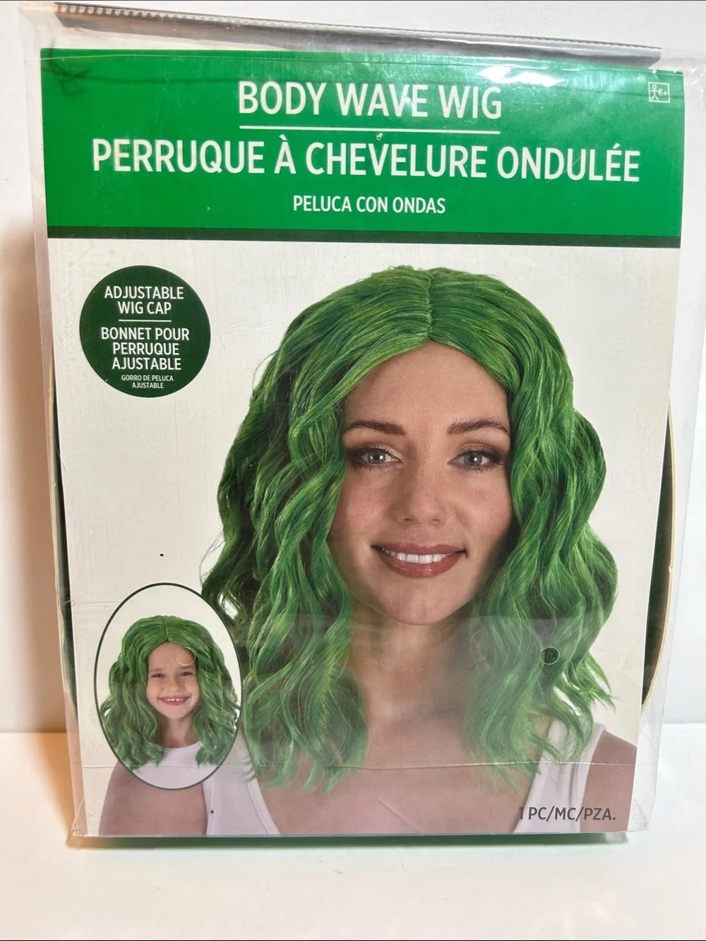 Body Wave Green Wig